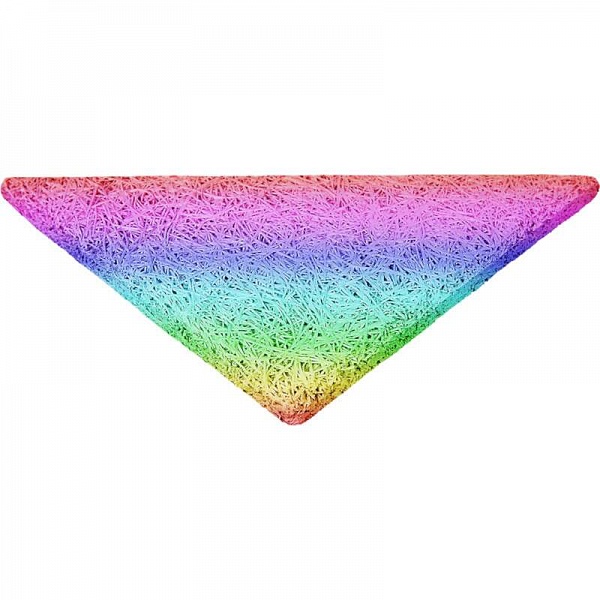 Панель акустическая Саундек (Soundec) Color f1/25 (0,580м x 0,580м  х 0,820мм х 25мм), треугольник,