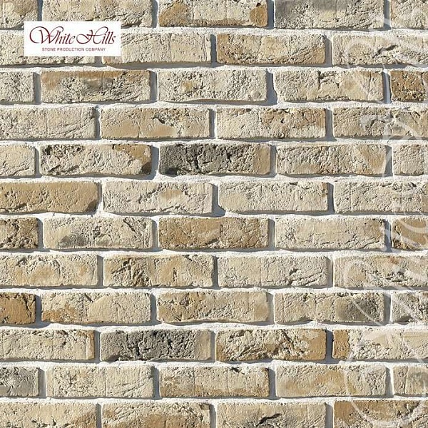 304-10 White Hills Облицовочный кирпич «Лондон брик» (London brick), плоскостной.