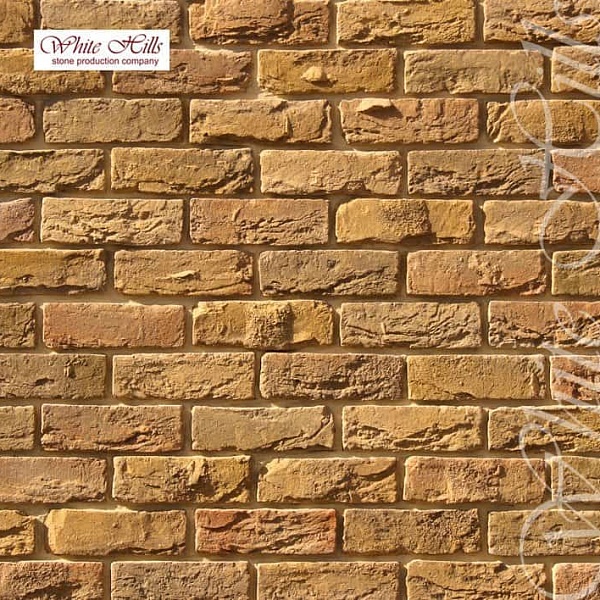 305-60 White Hills Облицовочный кирпич «Бремен брик» (Bremen brick), медный, плоскостной.