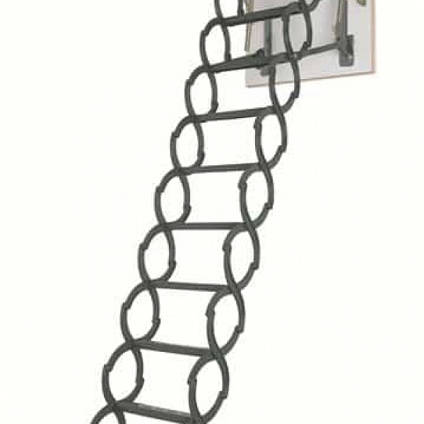 Чердачная лестница Fakro LST ножничная металлическая термоизоляционная 60x90x280 см